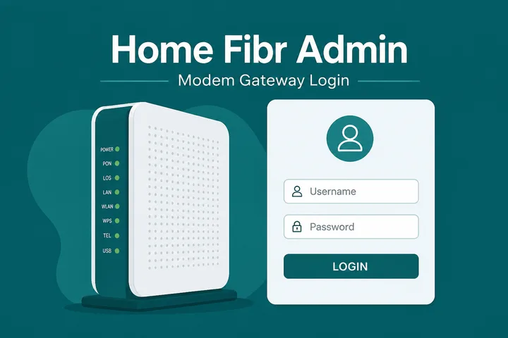 PLDT Home Fibr router admin login at 192.168.1.1